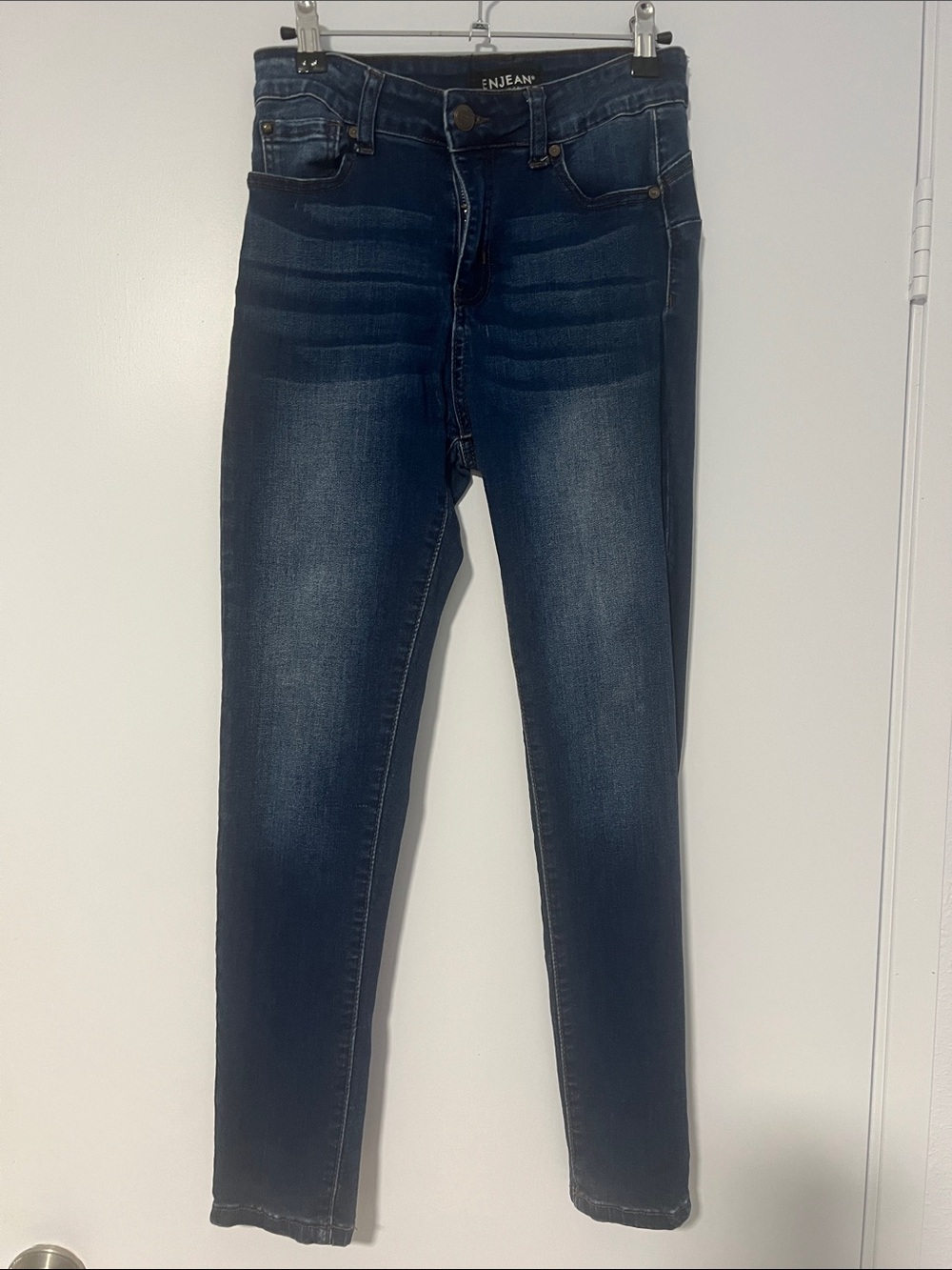 ENJEAN Dark Indigo Skinny Jeans for Women